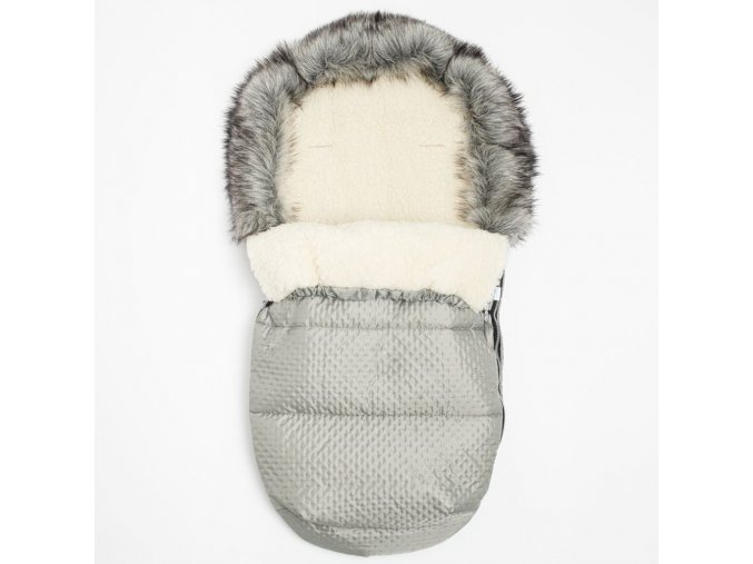 Zimní fusak Lux Wool grey