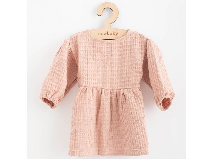 Kojenecké mušelínové šaty Comfort clothes růžová