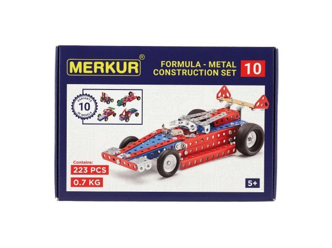 Stavebnice 010 Formule 10 modelů 223 ks v krabici