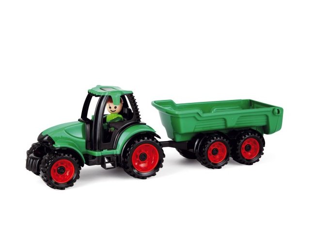 Truckies set farma plast traktor s přívěsem, nakladač s doplňky