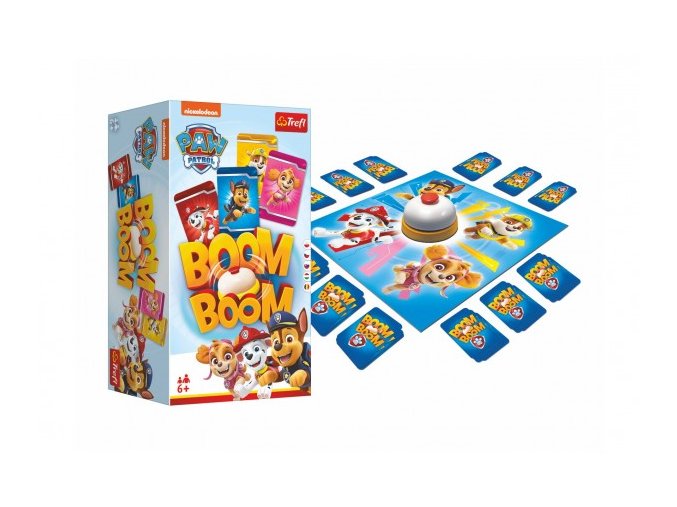 Boom Boom TLAPKOVÁ PATROLA/PAW PATROL společenská hra v krabici