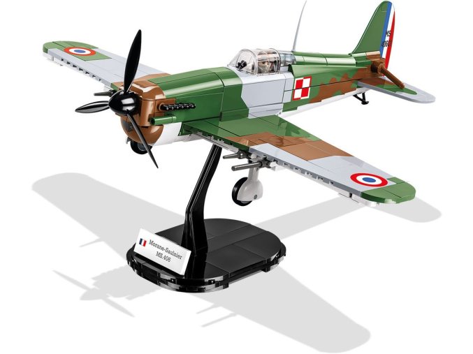 World War II Morane-Saulnier MS.406, 1:32, 317 kostek, 1 figurka