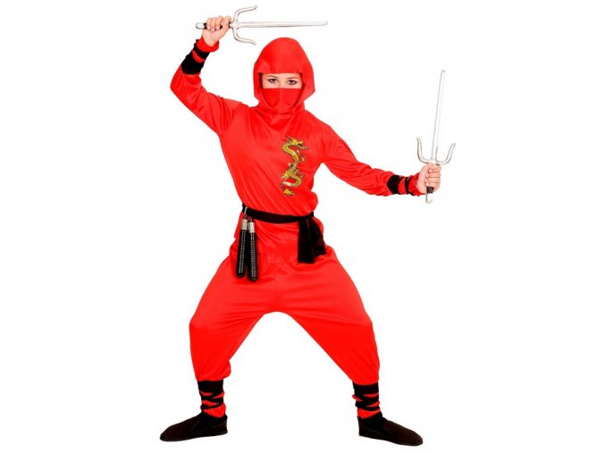 Kostým Ninja červený