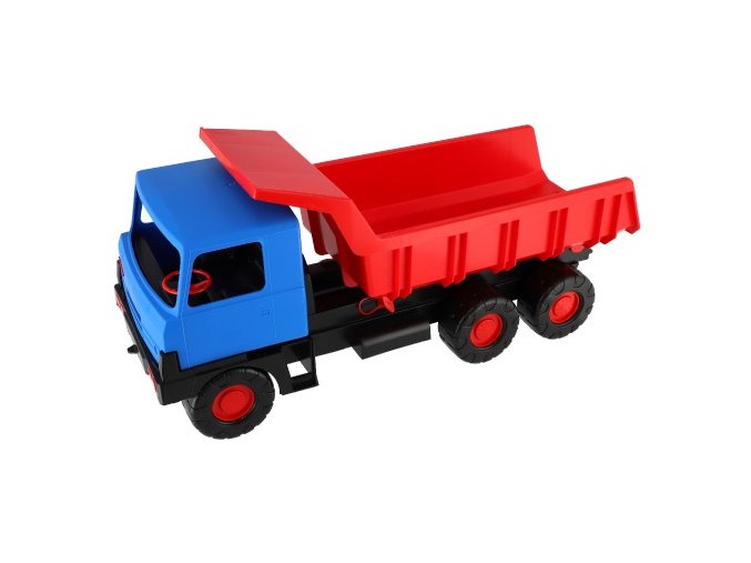 Auto TATRA 815 korba červená kabina modrá plast 75 cm