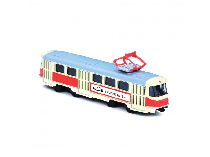 Kovová retro tramvaj 16 cm VYSOKÉ TATRY