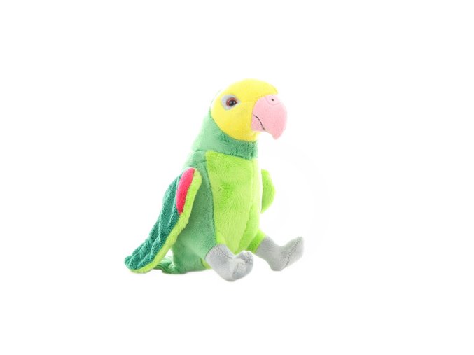 Plyš Papoušek zelený