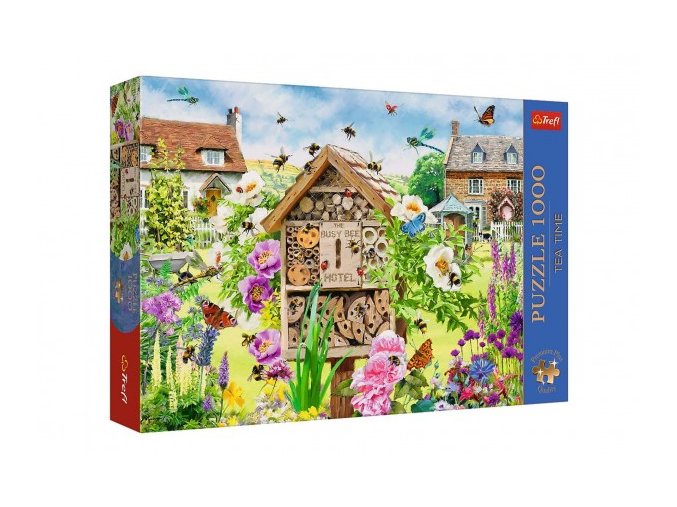 Puzzle Premium Plus - Čajový čas: Domeček pro včelky 1000 dílků 68,3x48 cm