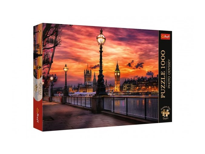 Puzzle Premium Plus - Photo Odyssey: Big Ben, Londýn 1000 dílků 68,3x48 cm