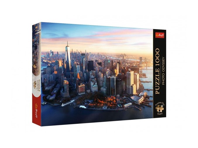 Puzzle Premium Plus - Photo Odyssey: Manhattan, New York 1000 dílků 68,3x48 cm