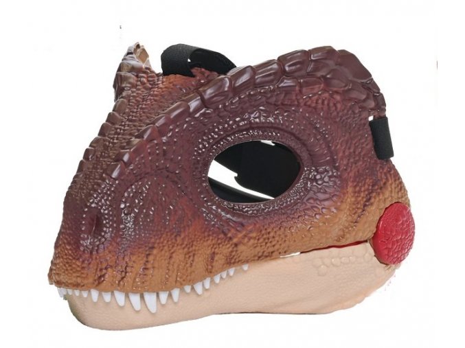 Dinoworld maska dinosaurus na baterie se zvukem v krabičce