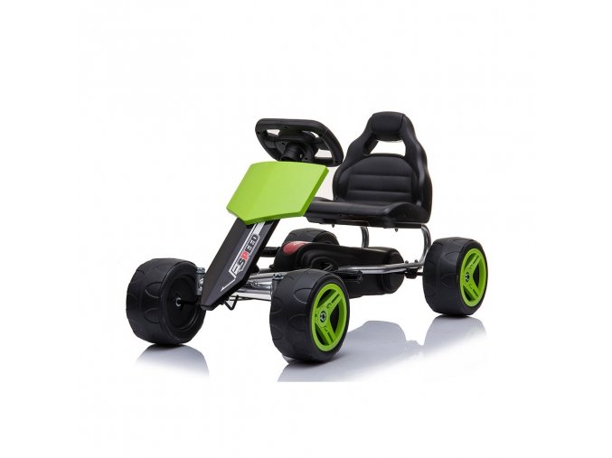Dětská šlapací motokára Go-kart Speedy zelená