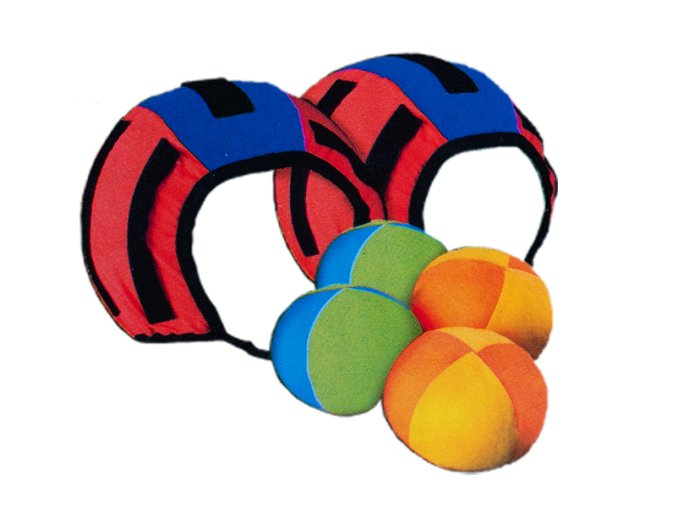 Target Heads - čepice se suchým zipem a míčky 4 ks v krabičce