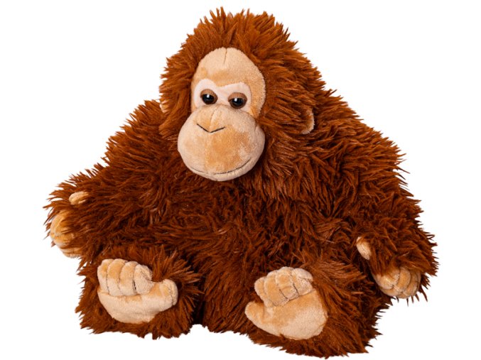 Orangutan plyšový 30 cm sedící