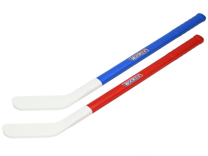 Hokejka 71 cm 2 ks s míčkem a pukem v síťce