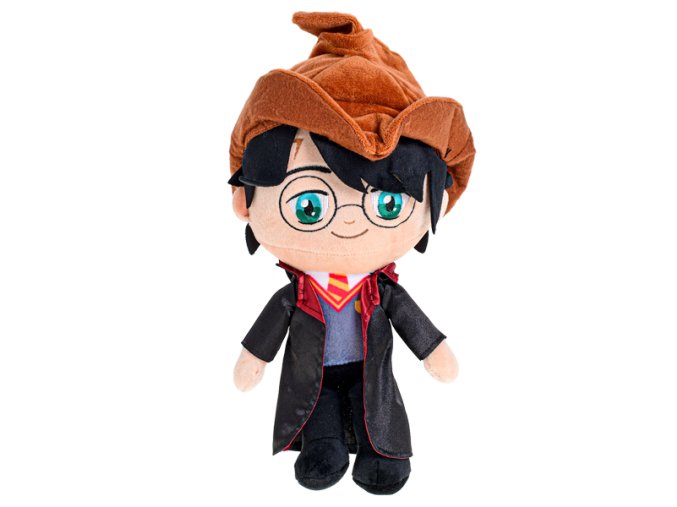 HARRY POTTER plyšový 31 cm stojící v klobouku