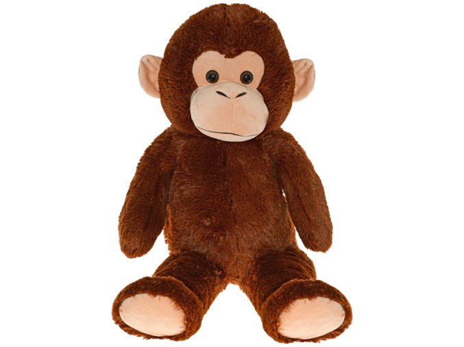 Plush Friends opice plyšová 80 cm tmavě hnědá