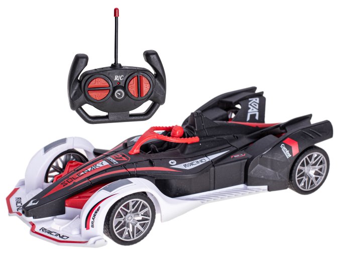 R/C formule 20 cm 27MHz plná funkce na baterie se světlem
