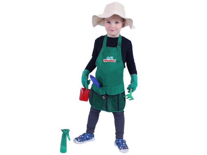 Kostým malý zahradník s příslušenstvím - český potisk