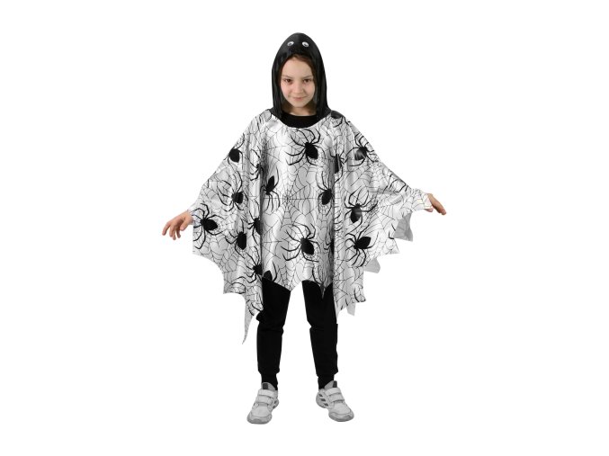 Dětský plášť pavouk s kapucí