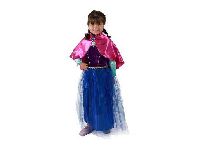 Dětský kostým princezna zimní království Anička DeLuxe (M) e-obal