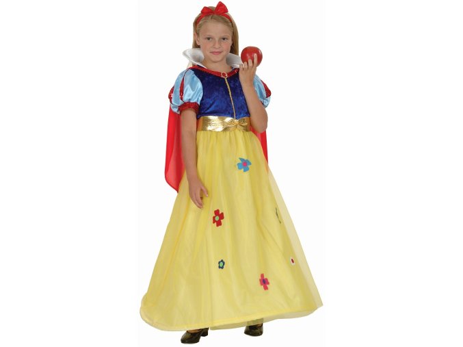 Stroj dla Dzieci Suknia Balowa Krolewna Sniezka Przebranie Bal 110 120 cm