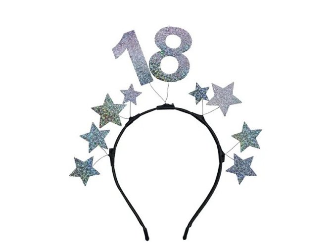 Celenka s hvezdickami stribrna 18 55OP47