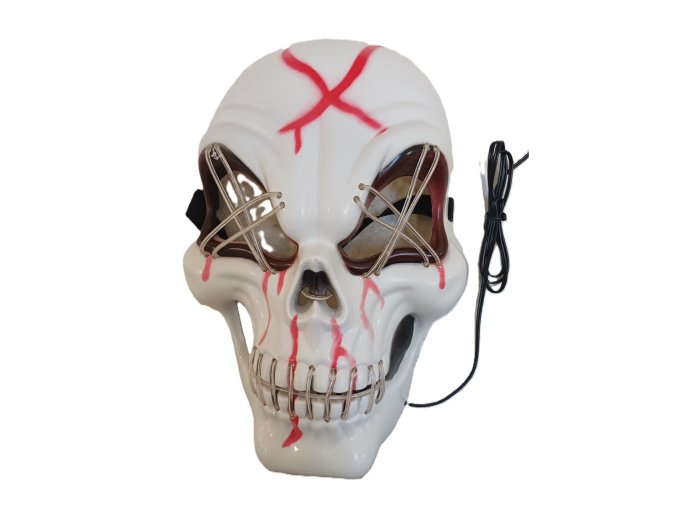 Blikající maska lebka