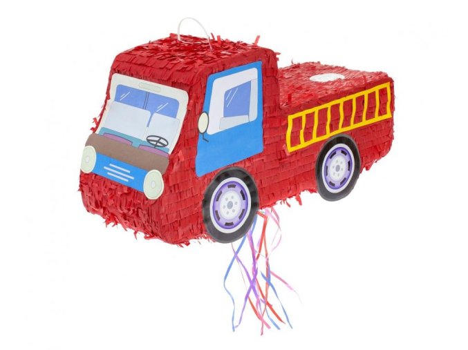 Piňata - Hasičský vůz 47 x 17 x 25,5 cm
