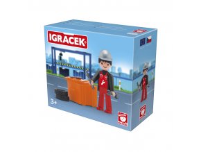 Igráček Automechanik - figurka s nářadím