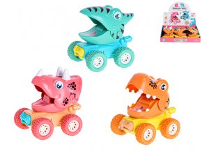 Auto dinosaurus 11 cm po stlačení jezdící