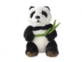 Plyš Panda s listem 18 cm