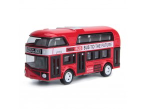 Autobus londýnský dvoupatrový červený