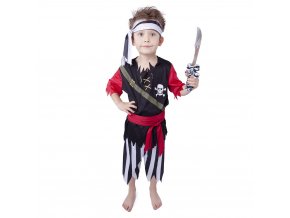 Dětský kostým pirát se šátkem (M)