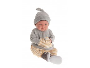 Sweet Reborn Pipo - realistická panenka miminko s měkkým látkovým tělem - 40 cm