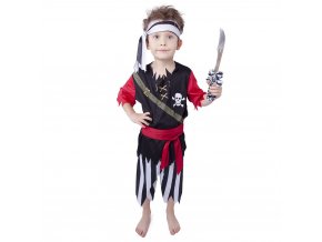 Dětský kostým pirát s šátkem (M)