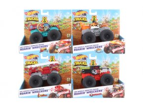 HOT WHEELS Monster trucks svítící a rámusící vrak