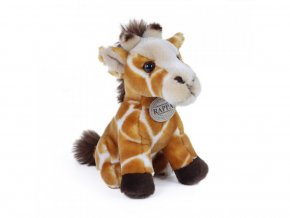 Plyšová žirafa sedící 18 cm