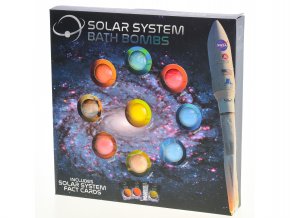 NASA koupelové bomby sluneční soustava 9 ks v krabičce