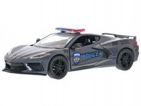 Corvette 2021 auta záchranných složek 12,5 cm 1:36 kov zpětný chod