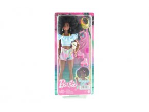 Barbie Deluxe Módní panenka-Trendy bruslařka