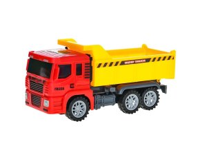 Auto stavební sklápěčka 20 cm na setrvačník v krabičce