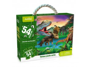 Puzzle s dinosaury maxi- 54 dílů 87 x 58 cm