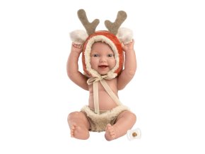 New born chlapeček - realistická panenka miminko s celovinylovým tělem - 31 cm