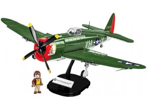 World War II P-47 Thunderbolt, 1:32, 477 kostek, 1 figurka