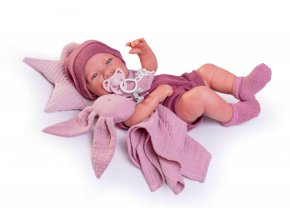 Nacida - realistická panenka miminko s celovinylovým tělem - 42 cm