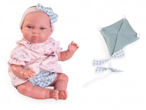 Můj malý Reborn Tufi - realistická panenka miminko s měkkým látkovým tělem - 33 cm