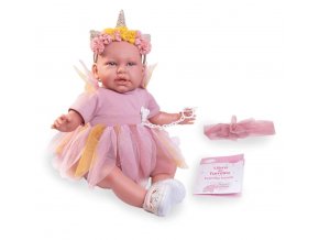 Můj první Reborn Daniela - realistická panenka miminko s měkkým látkovým tělem - 52 cm