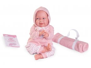 Můj první Reborn Martina - realistická panenka miminko s měkkým látkovým tělem - 52 cm
