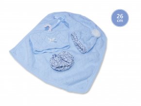 3-dílný obleček pro panenku miminko New born velikosti 26 cm