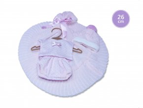 3-dílný obleček pro panenku miminko New born velikosti 26 cm